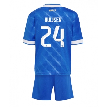 Billige Fotballdrakt Real Madrid Dean Huijsen #24 Replika Tredjedraktsett Barn 2025-26 Kortermet (med bukser)